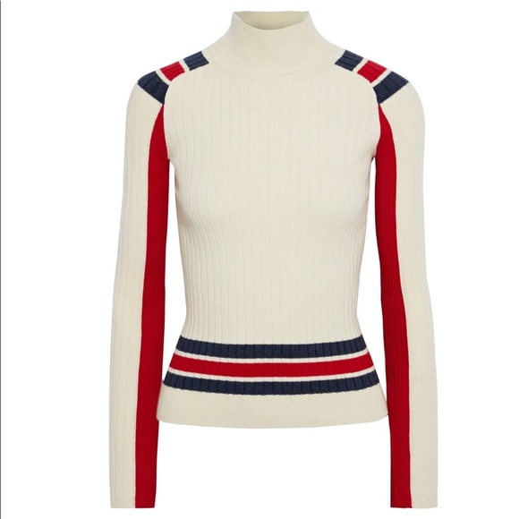 Rag & Bone | Julee Striped Wool Turtleneck - Picture 5 of 9